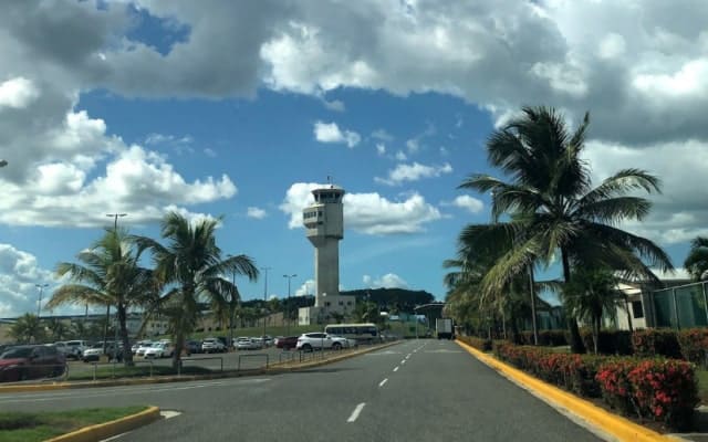 La Isabela airport entrance